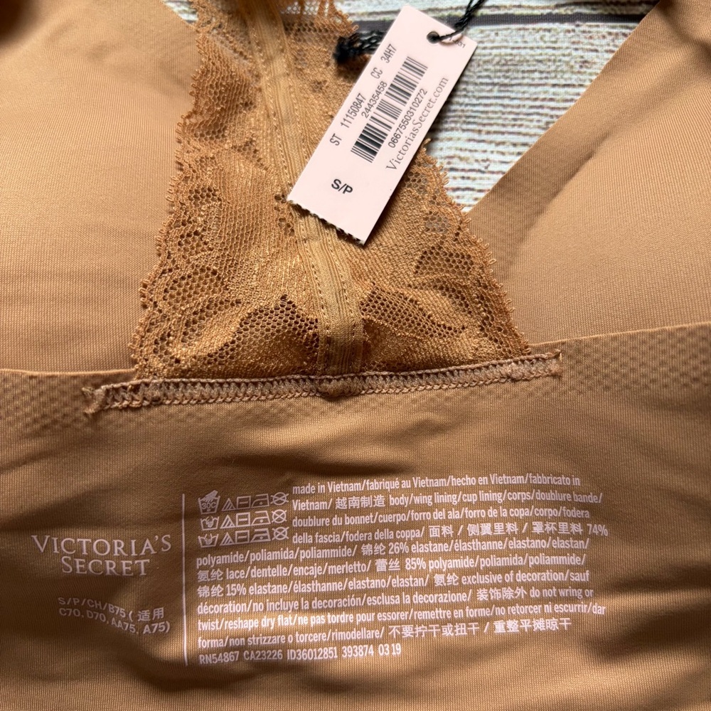 Victoria’s Secret Seamless Naked Smooth Laser Cut Bralette NWT Women’s Small - Picture 4 of 5